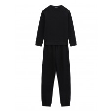 GUESS μπλούζα φούτερ κι παντελόνι φόρμας σετ παιδικό L4YG00KCCH0-JBLK μαύρο